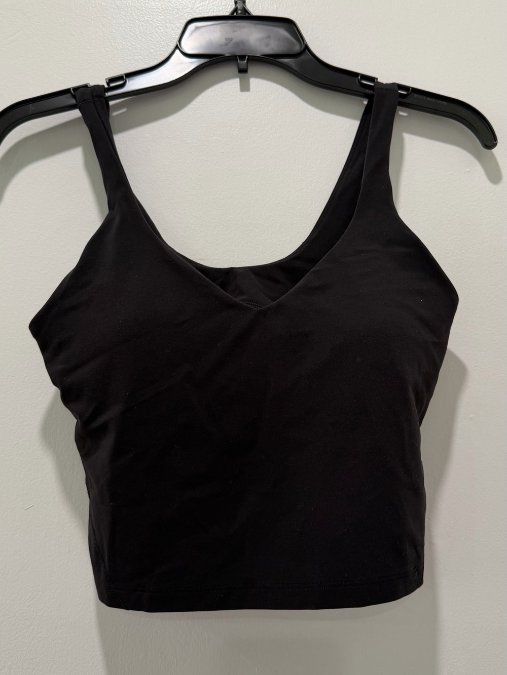 Black Cropped Tank Top